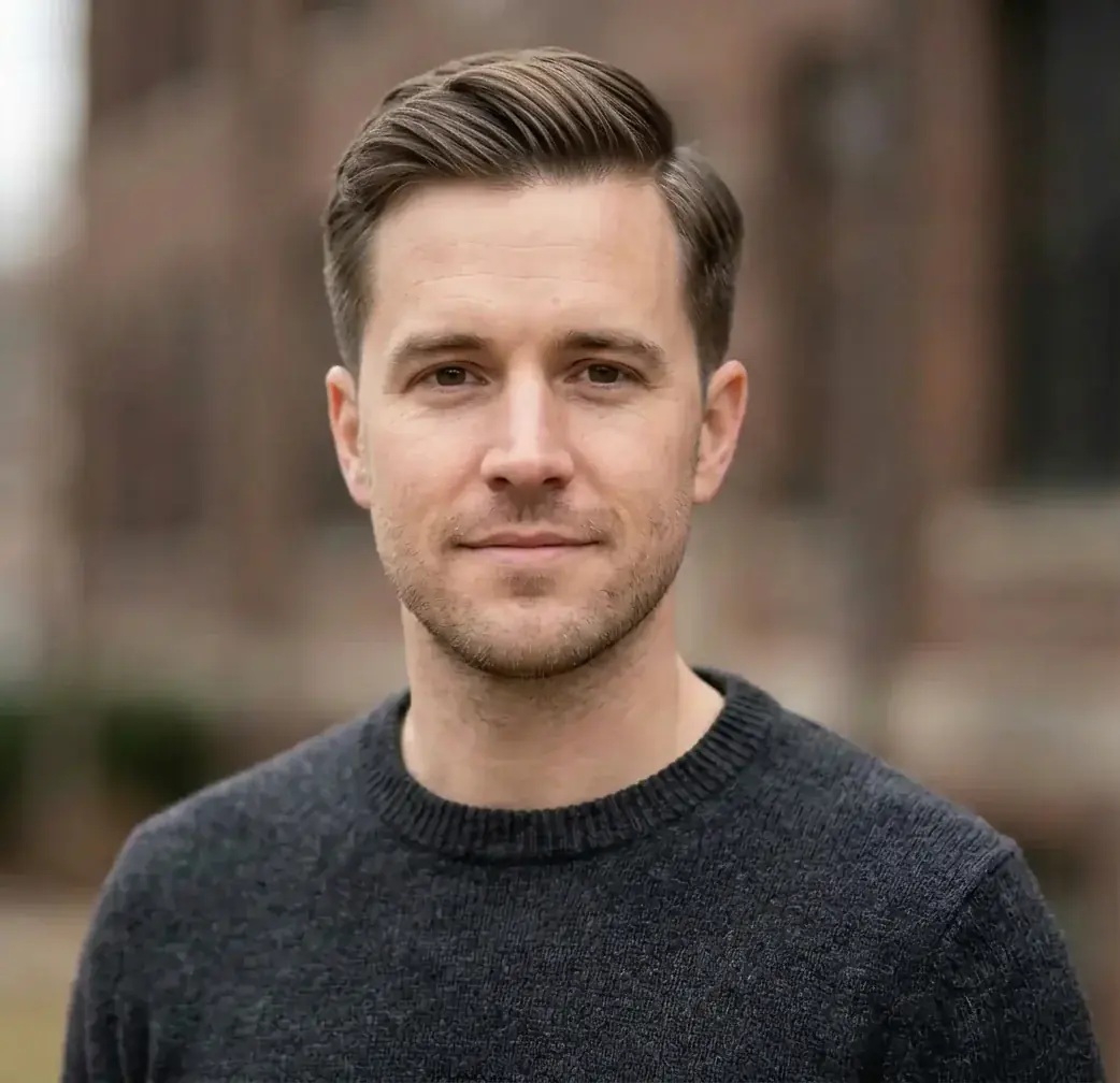 Classic Side-Part hairstyle for Men