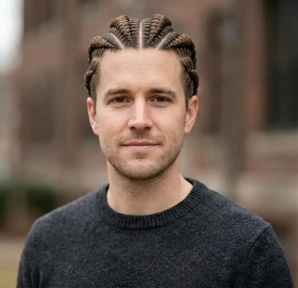 Goddess Braids hairstyle for Men