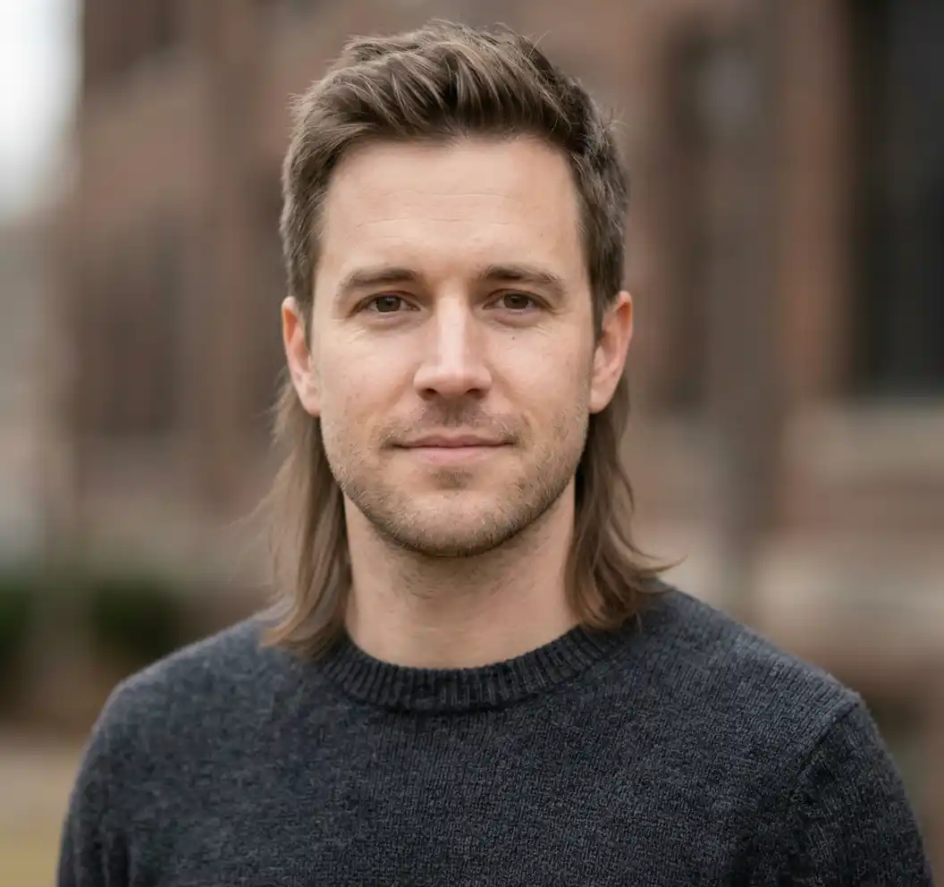 Modern Mullet hairstyle for Men