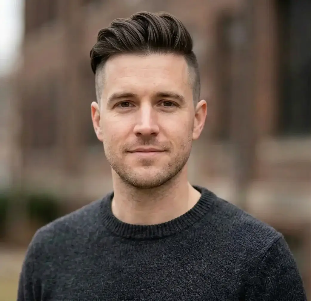 Classic Undercut hairstyle for Men