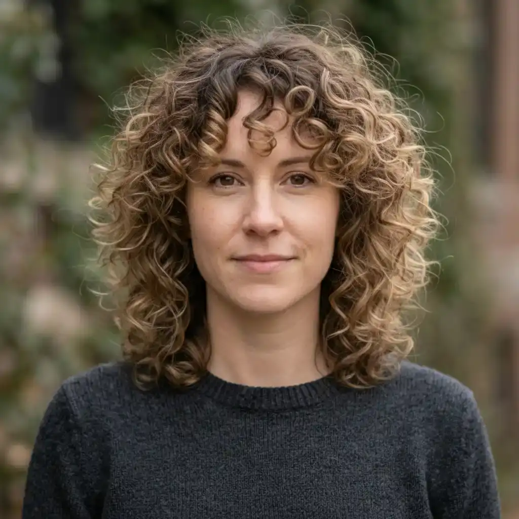 Curly Shag hairstyle for Women