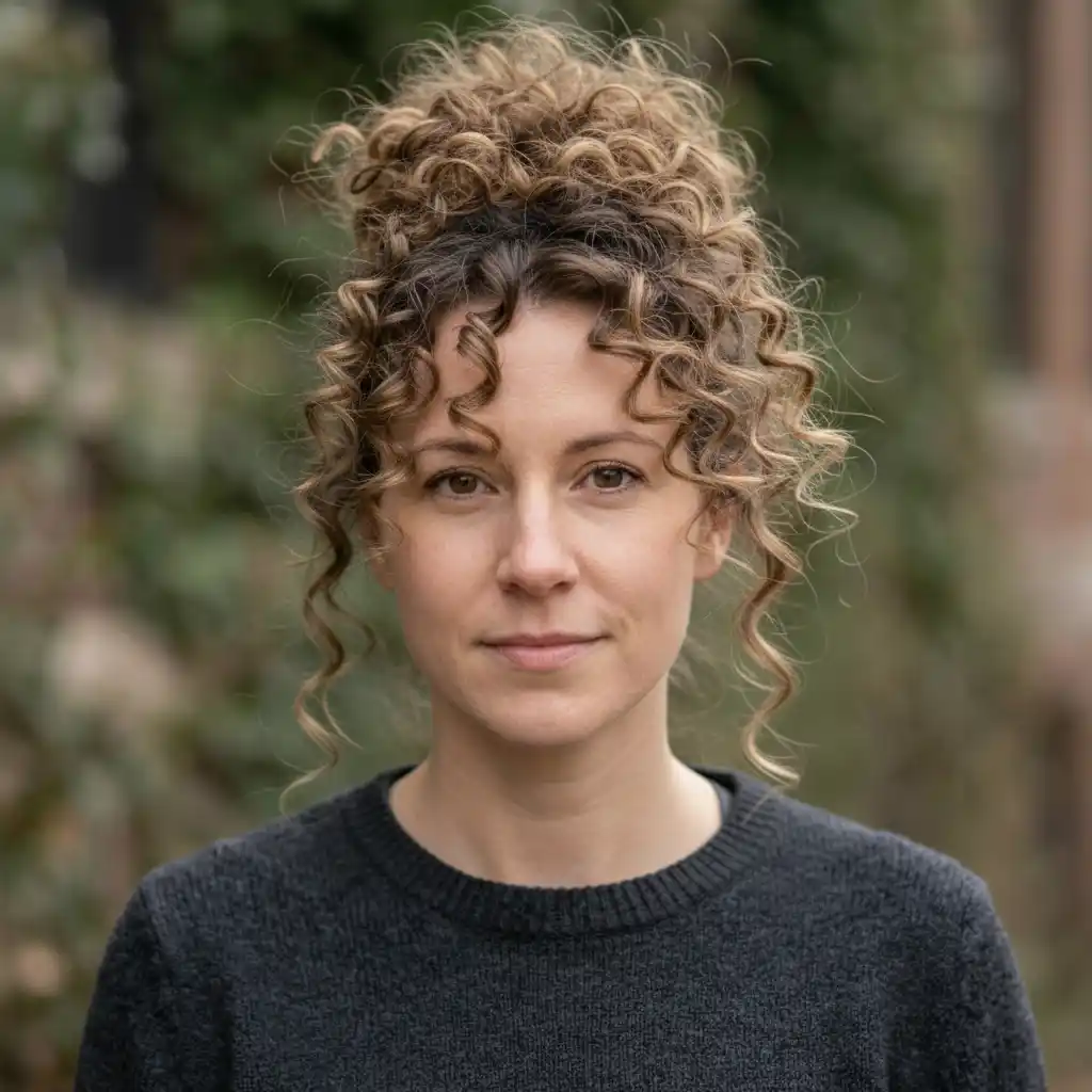 Pineapple Updo hairstyle for Women